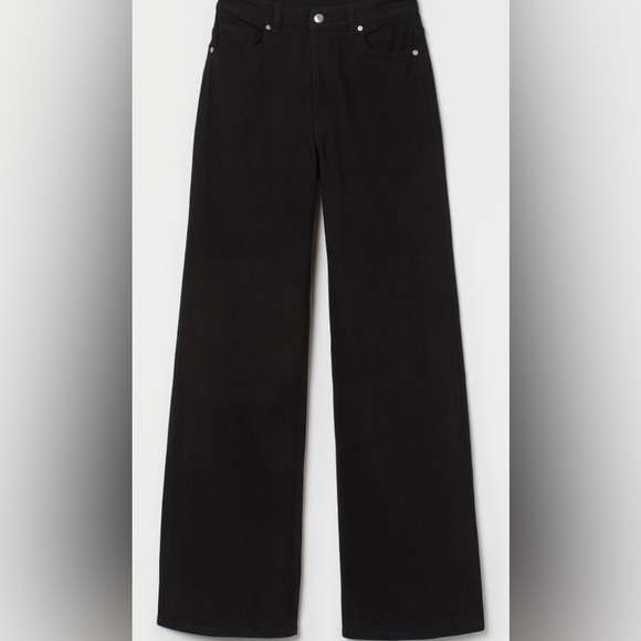 H&M Jeans Nwt Hm High Waisted Black Jeans 6 Poshmark